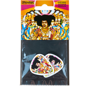 DUNLOP JHP02M MEDIATOR JIMI HENDRIX BOLD AS LOVE MEDIUM PLAYER (6)