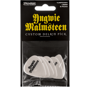 DUNLOP YJMP01WH MEDIATOR YINGWIE MALMSTEEN DELRIN 1,5MM (6)