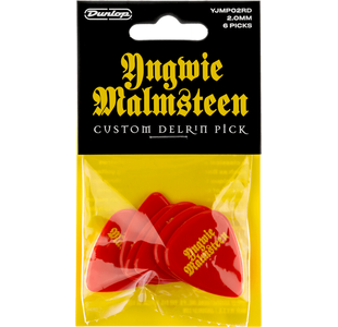 DUNLOP YJMP02RD MEDIATOR YINGWIE MALMSTEEN DELRIN 2,0MM (6)