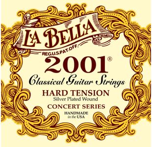 LABELLA 2001-HARD JEU CORDE GUTARE CLASSIQUE - TIRANT HARD