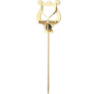 RIEDL LYRE VERNI POUR TROMPETTE & PETIT CUIVRE - 16CM / 2 PINCES