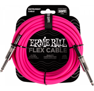 ERNIE BALL 6418 CABLE JACK MONO / JACK MONO ROSE - 6m