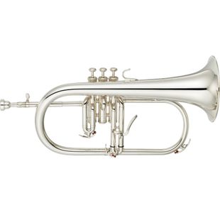 YAMAHA YFH 8315GS BUGLE SIB CUIVRE ROSE ARGENTÉE  avec étui plus emb