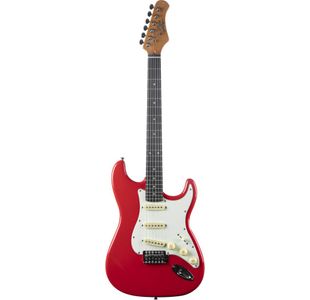 EKO ST300-RED GUITARE ELECTRIQUE TYPE "STRATOCASTER" FIESTA RED