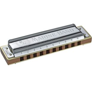 HOHNER MARINE BAND HARMONICA 10 TROUS F#