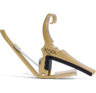 KYSER KG6G "QUICK CHANGE" CAPODASTRE GUITARE FOLK DORÉ