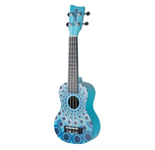 VGS MANOA WAIMEA W-SO-MB UKULELE SOPRANO "MANDALA" BLEU + housse
