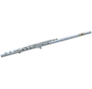 PEARL 695R-VGR DOLCE FLUTE TRAVERSIERE Tête argent / Plaque Or 3k