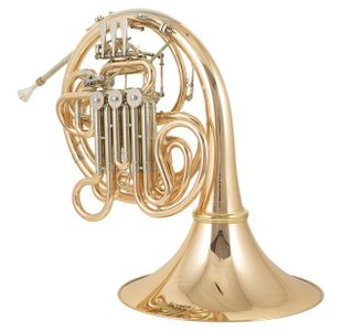 HANS HOYER K10L1GA-L COR DOUBLE VERNI avec étui/embouchure