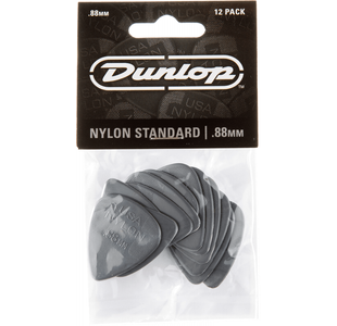 DUNLOP 44P88 NYLON STANDARD PLAYER'S PACK DE 12 MEDIATORS 0,88mm