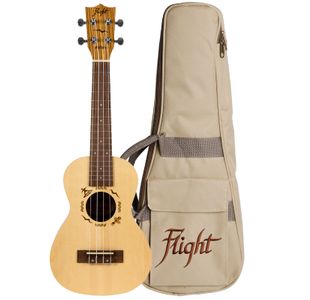FLIGHT DUC525 UKULELE DE CONCERT EPICEA & ZEBRAWOOD + Housse