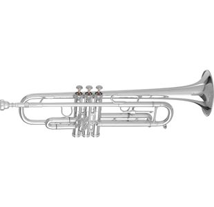 GETZEN 900S TROMPETTE SIB ARGENTÉE avec étui et embouchure