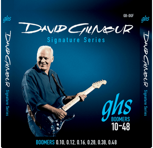 GHS DGF "DAVID GILMOUR" JEU DE CORDES ELECTRIQUES  BLEU 10-48