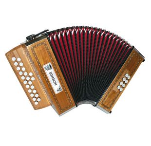 HOHNER MERLIN II ACCORDEON DIATONIQUE