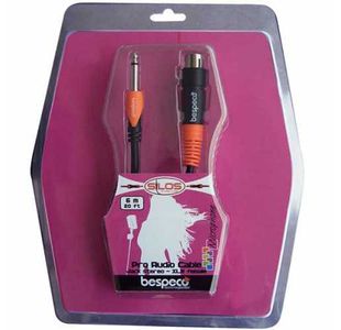 BESPECO SLJF600 CABLE JACK MONO/XLR FEMELE 6m