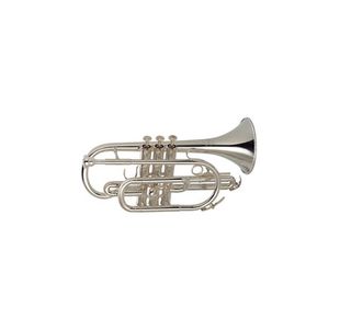 BESSON BE120 "PRODIGE 120" CORNET ETUDE SIB ARGENTE avec etui et emb.