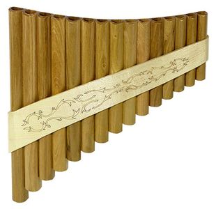 GEWA FLUTE PAN ROND SOL M 15 TUBES RE2/RE4