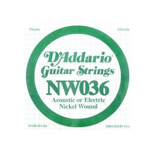 D'ADDARIO NW036 CORDE GUITARE ELECTRIQUE .036
