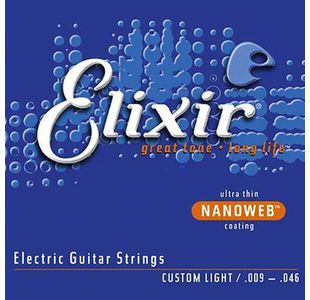ELIXIR NANOWEB 12027 JEU CORDES GIT. ELECTRIQUE  / CUSTOM LIGHT 09-46