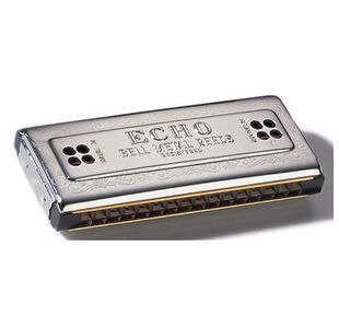 HOHNER ECHO DOUBLE DROIT HARMONICA 32 TROUS C/G