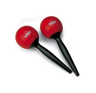 NINO PAIRE MARACAS PLASTIQUE ROUGE