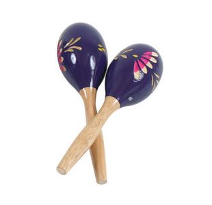 FUZEAU MARACAS EN BOIS PEINT 20 CM REF 1413