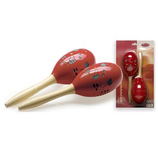 STAGG MRW-29 MARACAS OVALE ROUGE 29CM