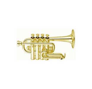 YAMAHA YTR 6810 TROMPETTE PICCOLO verni avec étui et embouchure