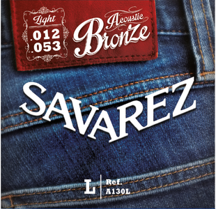 SAVAREZ A130L ACOUSTIC BRONZE JEU DE CORDES GUITARE FOLK 11-52
