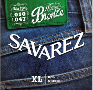 SAVAREZ A130XL ACOUSTIC BRONZE JEU DE CORDES GUITARE FOLK 10-47
