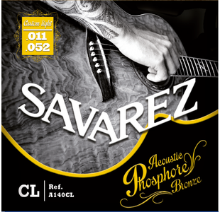 SAVAREZ A140CL ACOUSTIC PHOS. BRONZE JEU DE CORDES GUITARE FOLK 11-52