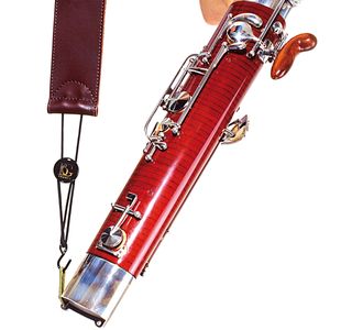 BG B05 Cordon siège en cuir avec crochet pour basson