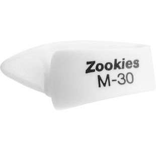 DUNLOP Z9002M30 "ZOOKIES M-30" ONGLET DOIGT PLASTIQUE BLANC