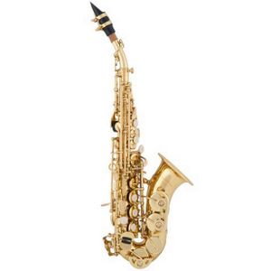 ARNOLDS & SONS ASS-101C SAXOPHONE SOPRANO COURBE AVEC étui/bec