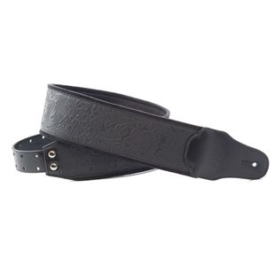 RIGHTON STRAPS B-SANDOKAN-BK COURROIE GUITARE CUIR VEGAN NOIR