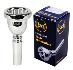 BACH 4G EMBOUCHURE TROMBONE GROSSE PERCE - argentée