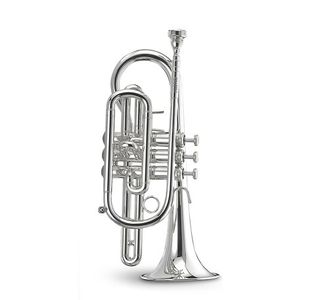 STOMVI 5064 "S1" CORNET SIB ARGENTEE étui & emb