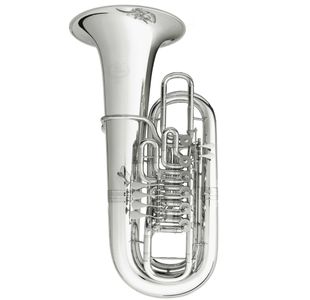 B&S 3100-L TUBA FA 4 + 2 PALETTES VERNI avec housse