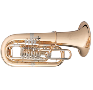 B&S PT-10 TUBA FA 5 PALETTES VERNI avec housse