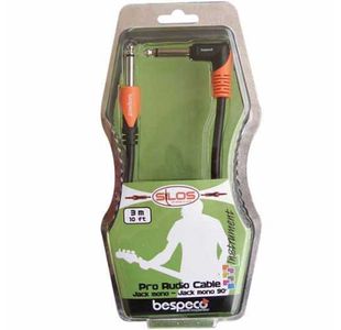 BESPECO SLPJ300 CABLE JACK MONO/JACK MONO 90° 3m
