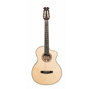 DOWINA CABERNET HCE-Ds GUITARE FOLK ELECTRO NYLON Table épicéa massif