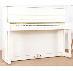 SCHIMMEL C121 "ELEGANCE MANHATTAN" PIANO DROIT VERNI BLANC