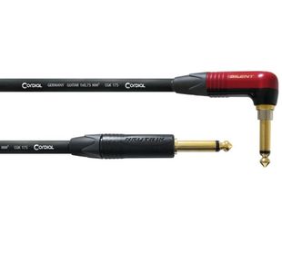 CORDIAL CSI3RP-SILENT CABLE JACK MALE/JACK MALE 90° SILENT - 3 m
