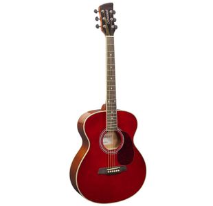BRUNSWICK BF200R GUITARE FOLK ACOUSTIQUE GRAND AUDITORIUM ROUGE