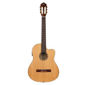 ORTEGA RCE131SN GUITARE CLASSIQUE ELECTRO - Table en cèdre massif