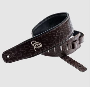 ORTEGA OSCU-3 COURROIE GUITARE CUIR BROWN LIZZY