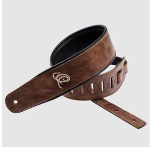 ORTEGA OSCL-7 COURROIE GUITARE CUIR VINTAGE COGNAC