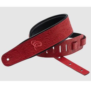 ORTEGA OSBY-3 COURROIE GUITARE CUIR BYZANTYNE FIRE