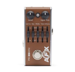 FISHMAN PRO-AFX-EQ2 PEDALE PREAMPLI AVEC EQUALISER GUITARE ACOUSTIQUE
