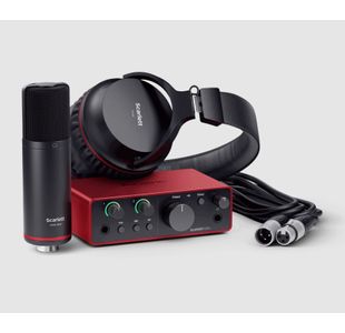 FOCUSRITE SCARLETT4-SOLO-STUDIO KIT COMPLET ENREGISTREMENT MAO